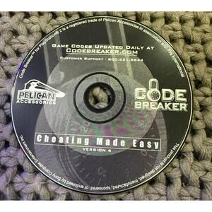 Pelican Codebreaker Redline PS2 Version 4 (Sony PlayStation 2) Disc Only!